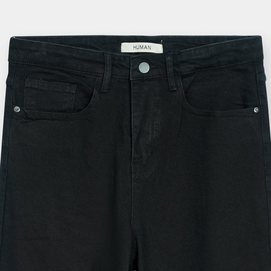 BLACK RELAX FIT JEANS