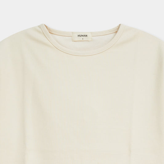 POWDER PUFF TEXTURE BOXY FIT TEE
