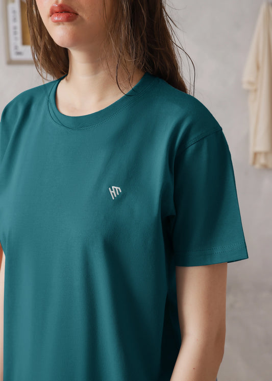 WOMEN ELITE COMFORT-100% COTTON TEAL TRACKSUIT