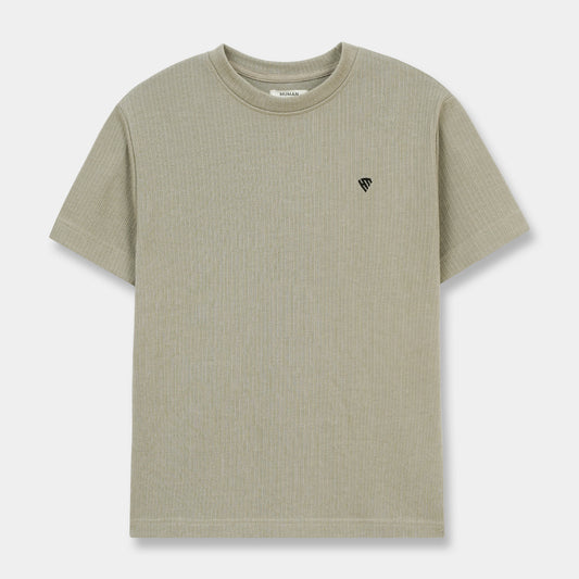 AGATE GREY OVERSIZE BASIC TEE
