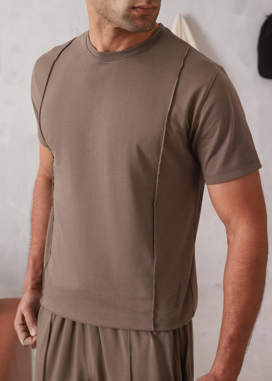 HAZELNUT PINTUCK TRACKSUIT