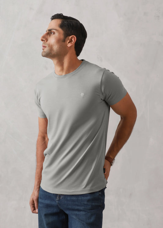 ASH GREY TEE