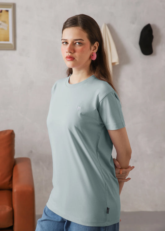 WOMEN DUSTY MINT TEE