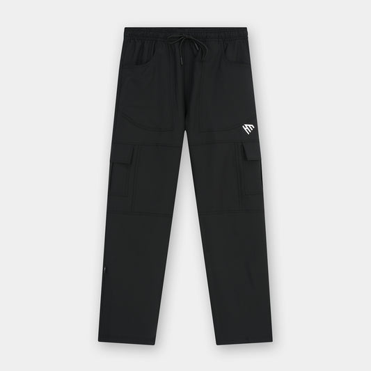 BLACK CARGO TROUSER