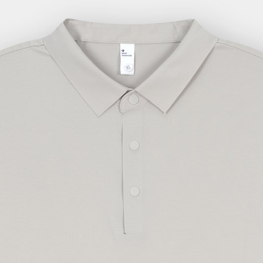 BEIGE ZERO STICH TECH POLO