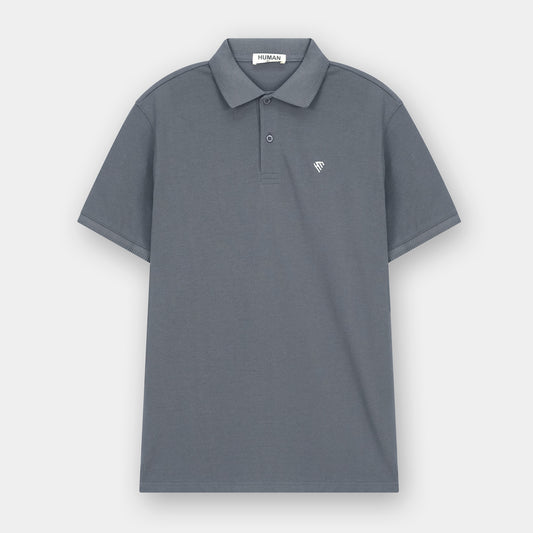 GREY BASIC POLO