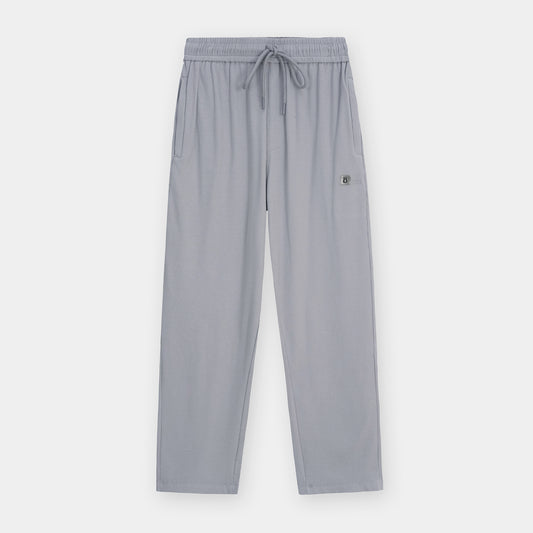 GREY WAFFLE KNIT TROUSER