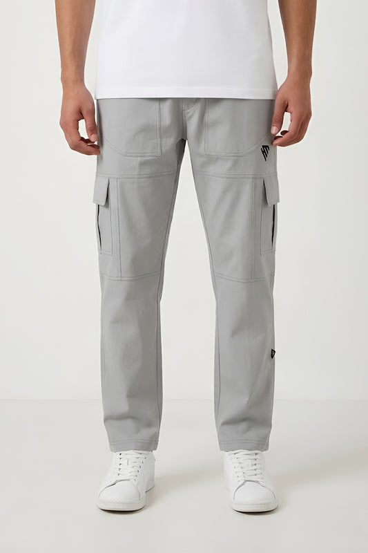 GREY CARGO TROUSER