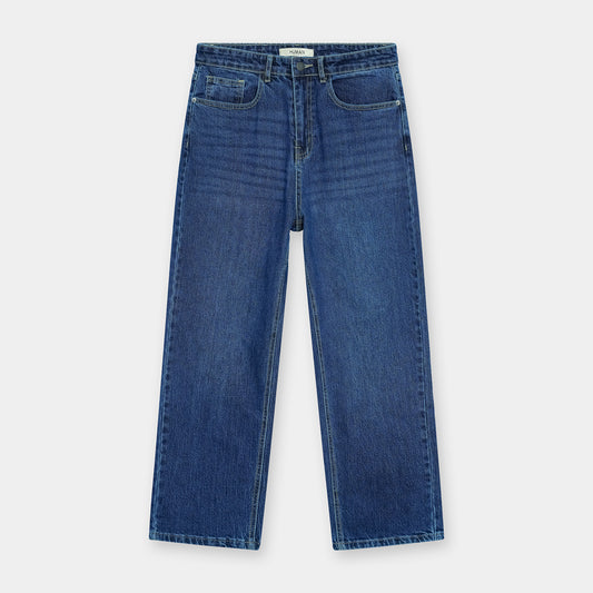 DARK BLUE RELAX FIT JEANS