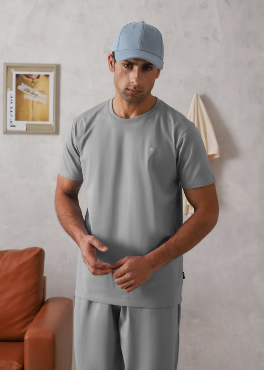 ELITE COMFORT-100% COTTON ASH GREY TRACKSUIT