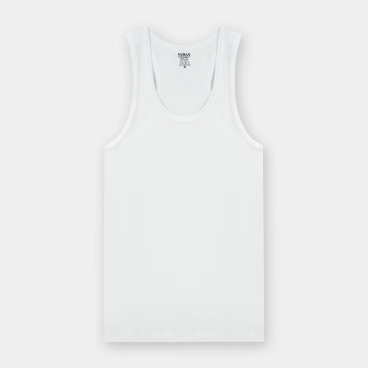 CLASSIC WHITE JERSEY VEST
