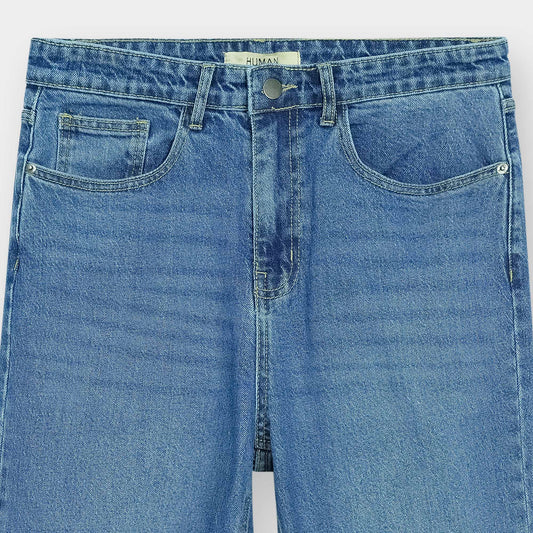 LIGHT BLUE STRAIGHT FIT JEANS