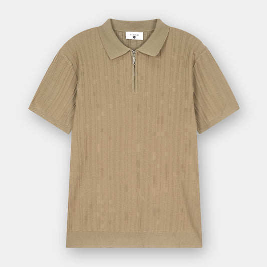DESERT DROP NEEDLE KNIT POLO