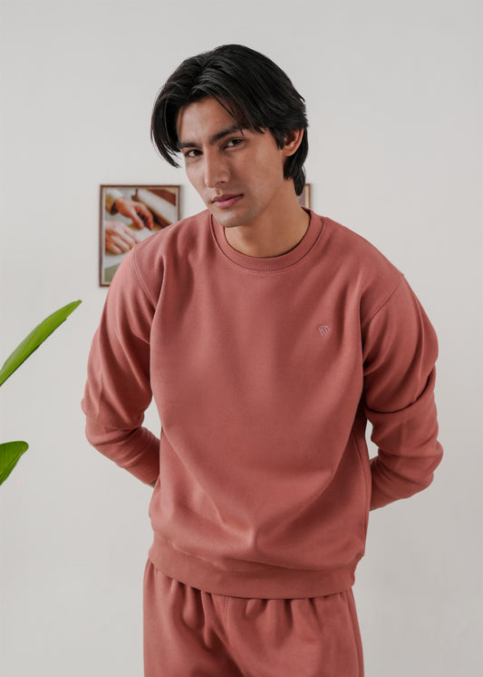 PURE COMFORT COTTON FLEECE PEACH TRACKSUIT