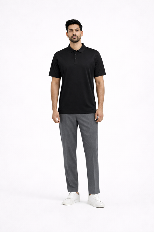 BLACK ZERO STICH TECH POLO