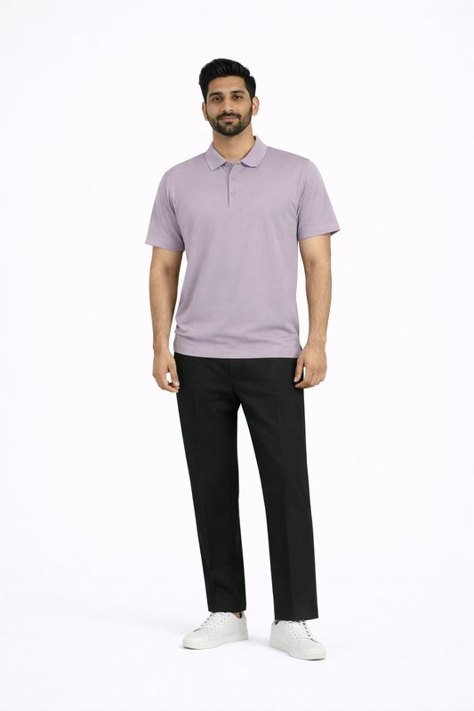 SMOKED PLUM ZERO STICH TECH POLO