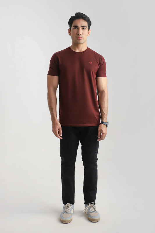 MAROON TEE