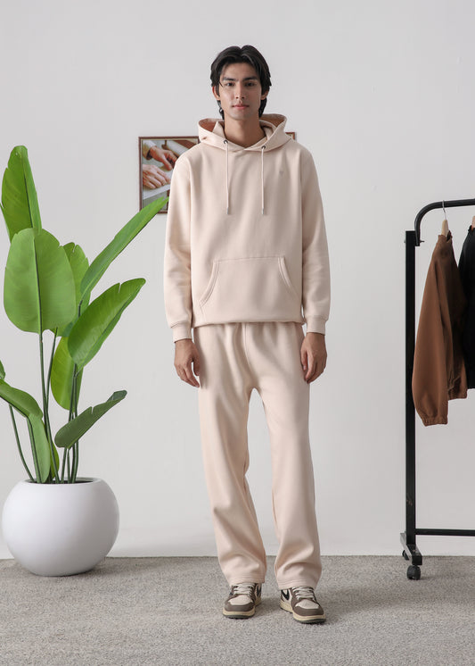 PURE COMFORT COTTON FLEECE OFF WHITE CORD-SET