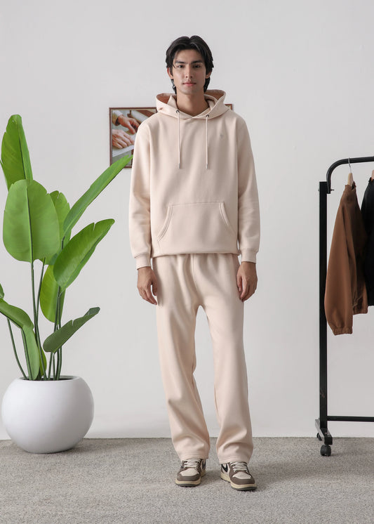 PURE COMFORT COTTON FLEECE OFF WHITE CORD-SET