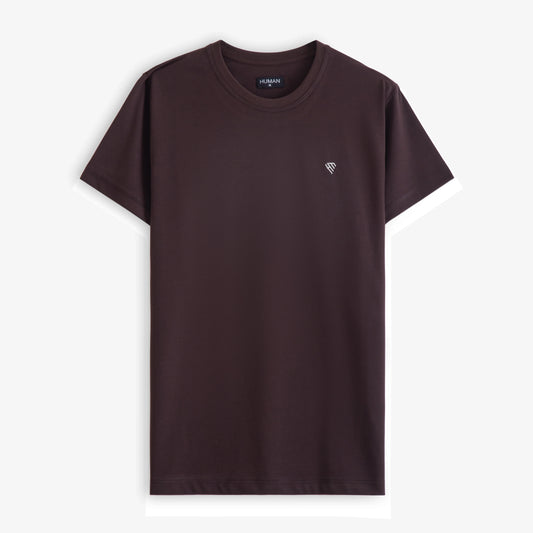 WOMEN CHOCOLATE BROWN TEE