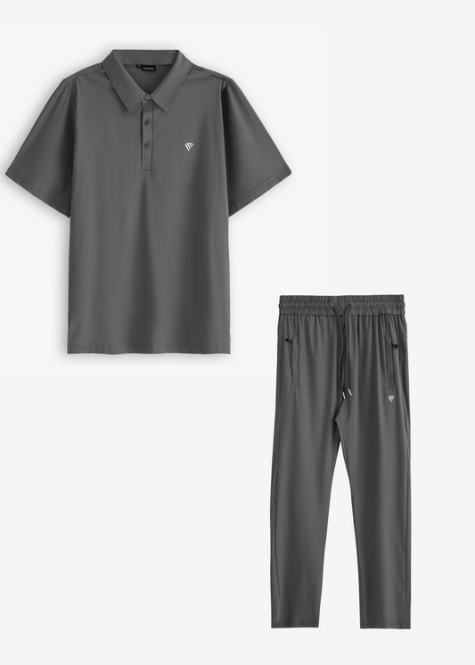 GREY DRY FIT TRACKSUIT