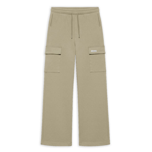 WOMEN BEIGE JERSEY CARGO TROUSER