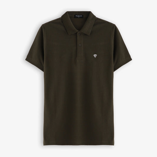 OLIVE GREEN BASIC POLO