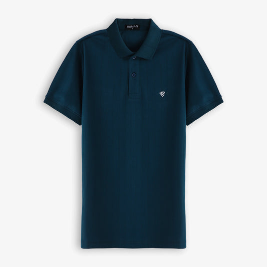 WOMEN TEAL DROP NEEDLE POLO