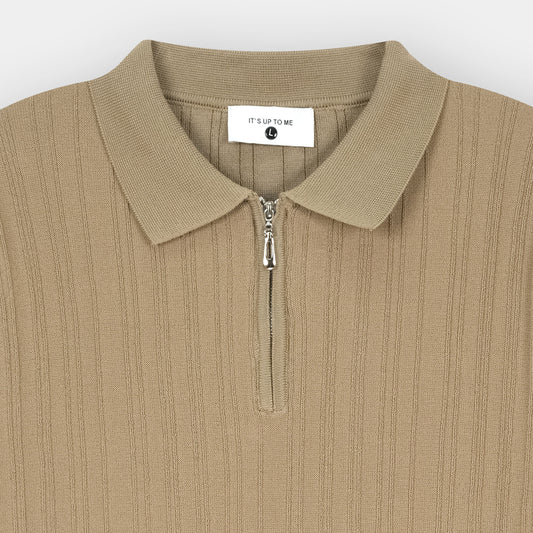 DESERT DROP NEEDLE KNIT POLO