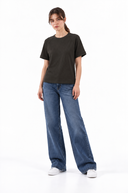 CHOCOLATE RAGLAN OVERSIZE TEE
