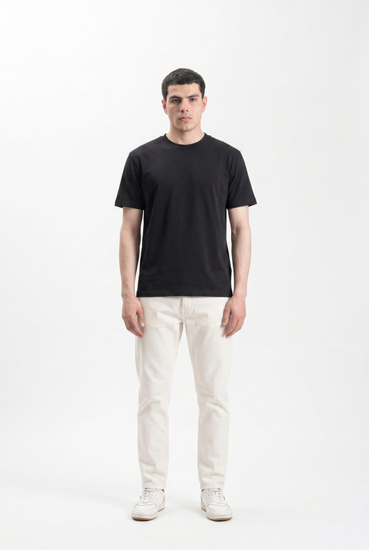 BLACK CREW NECK UNDERSHIRT