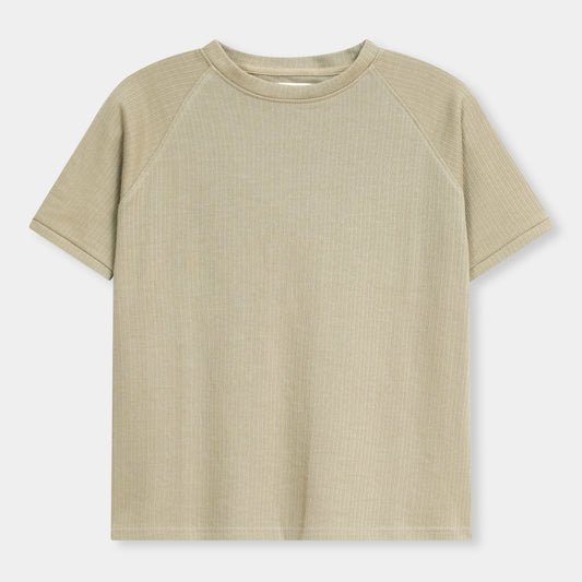AGATE GREY RAGLAN OVERSIZE TEE