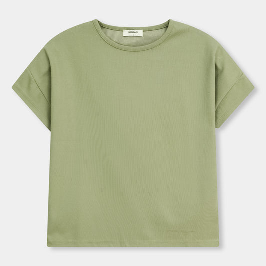 ELM TEXTURE BOXY FIT TEE