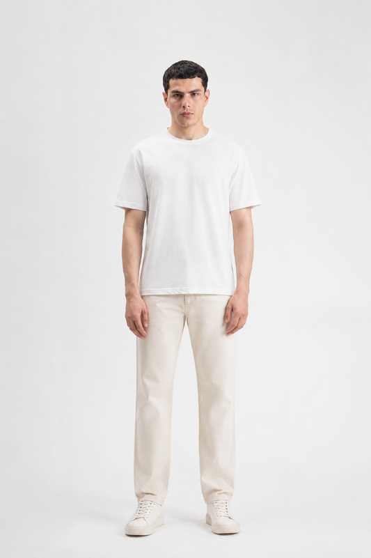 WHITE CREW NECK UNDERSHIRT