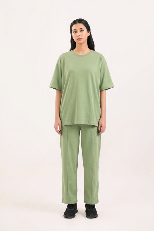 PREMIUM COMFORT 100% COTTON OLIVE TRACKSUIT