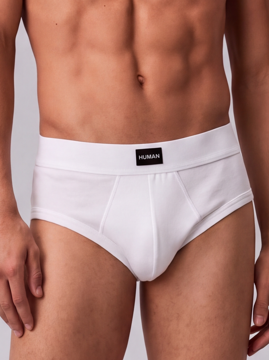 WHITE SEAMLESS BRIEF
