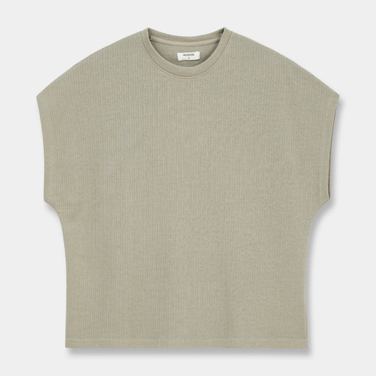 AGATE GREY MUSCLE OVERSIZE TEE