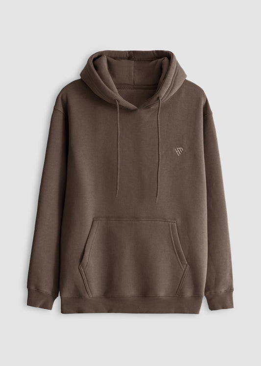 WOMEN PULLOVER HOODIE-HAZELNUT