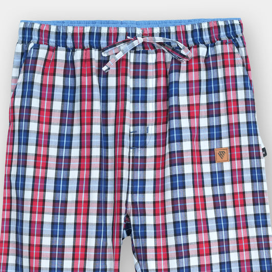 MULTI COTTON CHECK TROUSER
