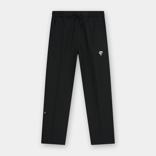BLACK PINTUCK TROUSER
