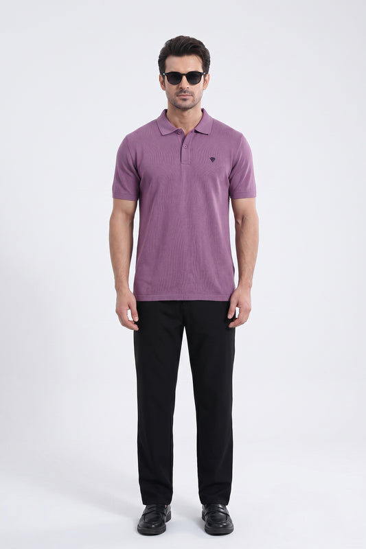 MAUVE BASIC POLO