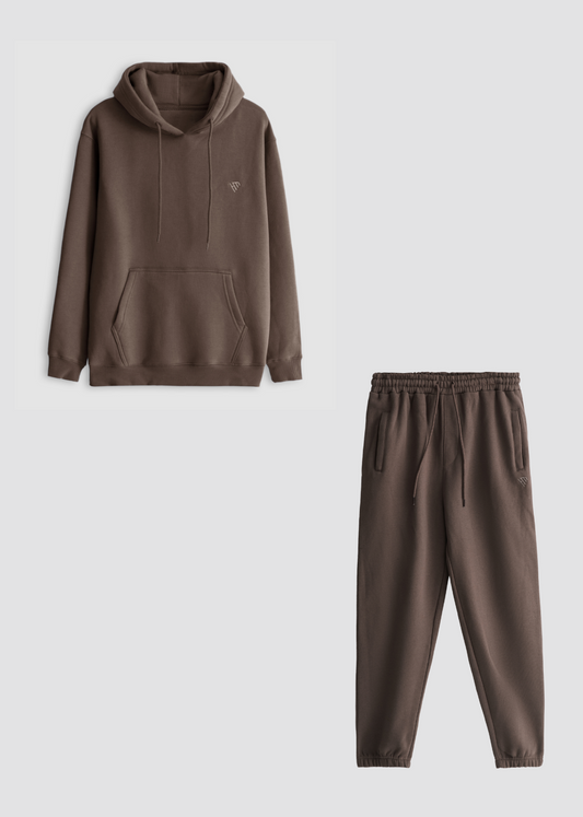 WOMEN HAZELNUT FLEECE CO-ORD SET