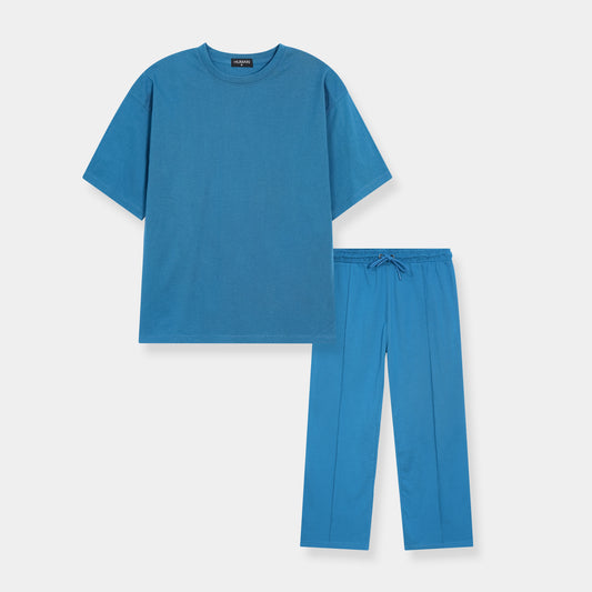 PREMIUM COMFORT 100% COTTON TEAL TRACKSUIT