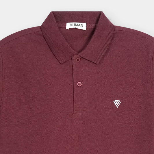 MAROON BASIC POLO