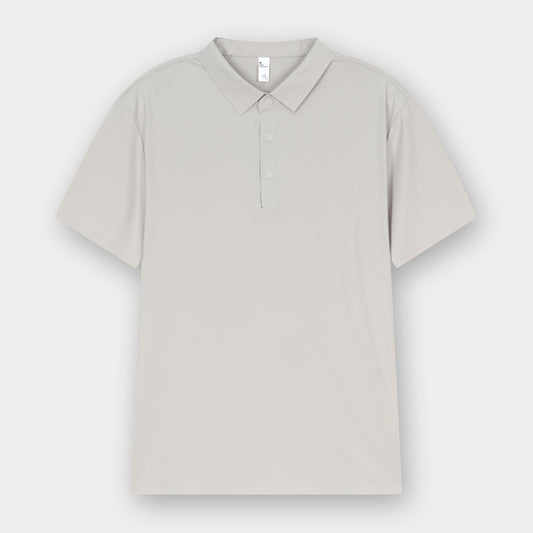 BEIGE ZERO STICH TECH POLO