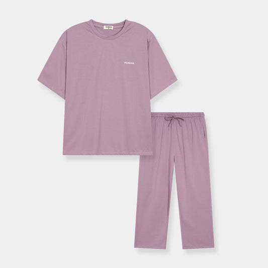 PREMIUM MAUVE COTTON LYCRA TRACKSUIT