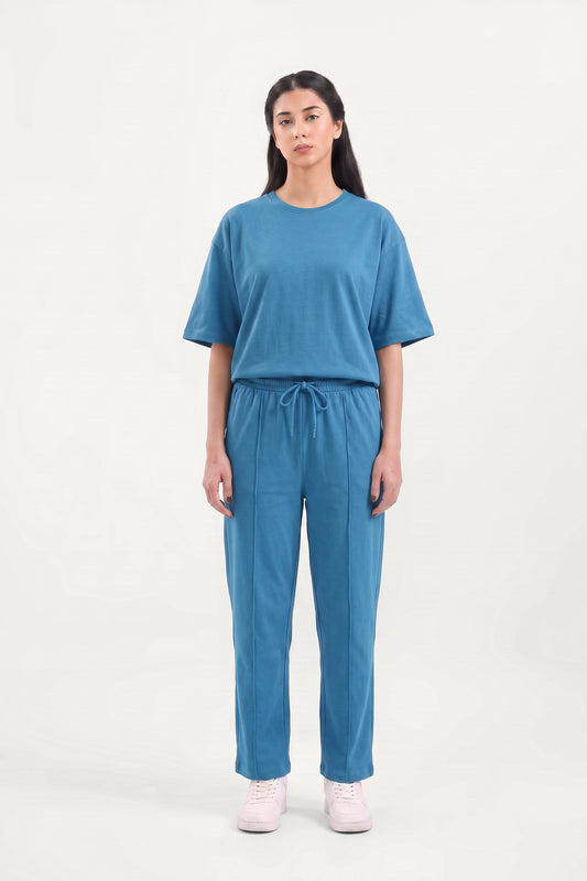 PREMIUM COMFORT 100% COTTON TEAL TRACKSUIT
