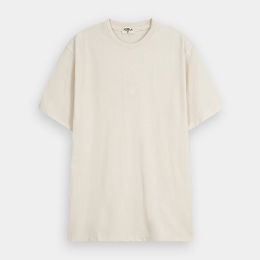 OFF WHITE DROP SHOULDER KNIT TEE