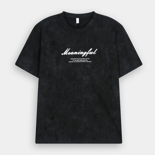 BLACK MEANINGFULL ARTISAN SERIES TEE
