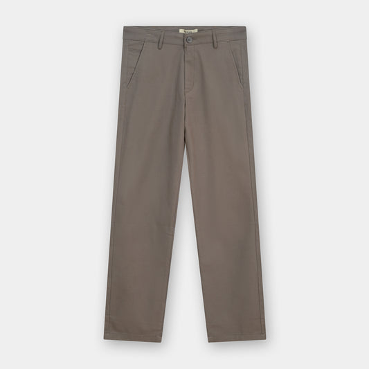 MUSHROOM STRETCH CHINO PANTS